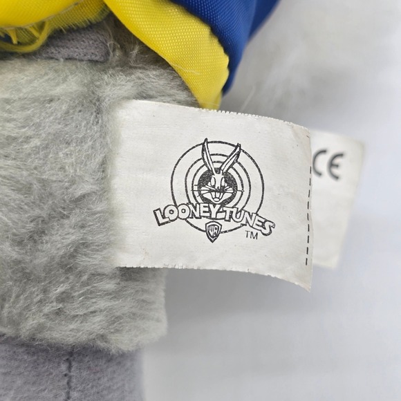 Vintage 1998 Looney Tunes Bugs Bunny Soccer Plush ACE Play-By-Play 16" NWT - Picture 6 of 9